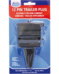 ARK 12 Pin Flat Trailer Plug Plastic Blister Pack