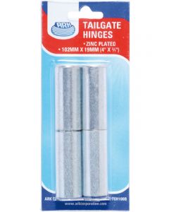 ARK Tail Gate Hinges 102mm X 19mm Zinc Plated Blister Pack of 2