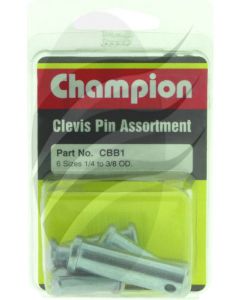 Champion Blister Clevis Pin Assortment