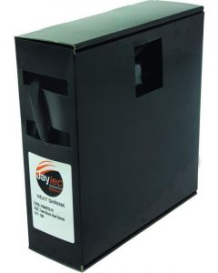 Jaylec Heat Shrink Tubing Black 7.0/3.5mm Spool Mate Box 10M