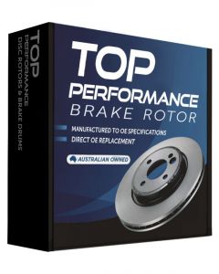 Top Performance Slotted Disc Brake Rotor Left (Single) 330mm