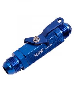 Aeroflow Shut Off Valve -4AN Blue
