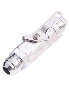 Aeroflow Shut Off Valve -6AN Silver