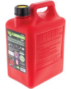 Hulk 4x4 Plastic Handy Fuel Can 5L Red With Pourer