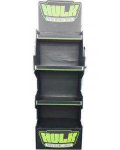 Hulk 4x4 Battery Charger Merchandiser, 4X Shelves
