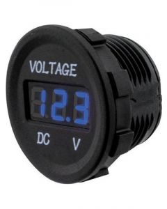 Hulk 4x4 DC Voltmeter Illumination Colour Blue 12 - 24 Volt DC