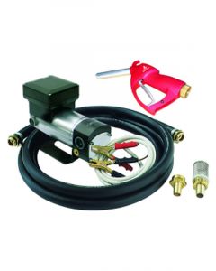 Alemlube 24V Oil Transfer Pump Kit with On/Off Nozzle 
