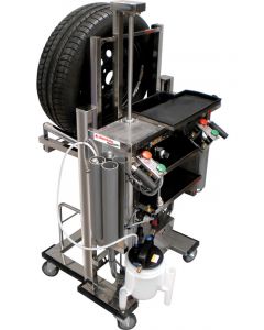 Alemlube Express Service Maintenance Trolley. Stainless Steel Rollers 