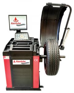Alemlube Automatic Wheel Balancer with 17" High Resolution LCD