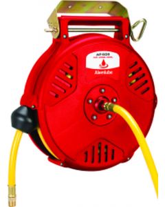 Alemlube Plastic Air Hose Reel 10mm x 9m. Inlet/Outlet: 1/4" Bspm