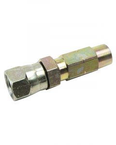 Alemlube 8.3 hose End with Sleeve Reusable 7/16Ó JIC Stainless Steel 