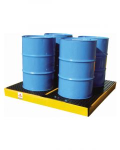 Alemlube Spill Container-Modular Work floor 4 Drums 