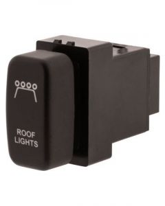Hulk 4x4 Push Button Switch On / Off Roof Light Blue For Mitsubishi