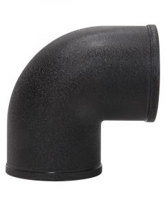 Spectre Universal Tube Elbow 3"OD 90 Degree - Black