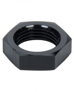Allstar Bulkhead Fitting Nut 4 AN Aluminum Black Anodize