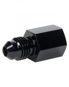 Allstar Gauge Adapter Straight 3 AN Male to 1/8" NPT Gauge Port Black