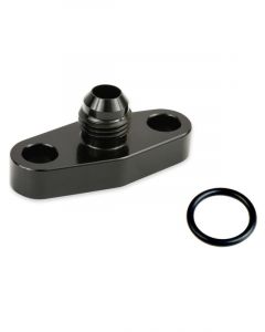 Earls Turbo Adapter Straight Oil Pan Drain Flange to 6 AN
