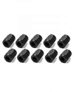 Fragola Fitting Tube Nut 3 AN 3/16" Tube Black Se of 10