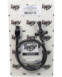 Lokar DIPSTICK TRANS AOD FIREW ALL MOUNT BLACK SS HOUSI