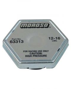Moroso Radiator Cap 42705 lb Hexagon Moroso Logo Fit Standard Size