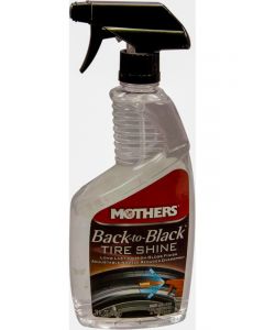 Mothers Naturally Back to Black Tyre Shine 24oz Spray Bottle