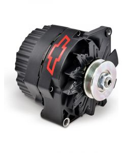 Proform Alternator 100A For GM 1-Wire Style Red Bowtie Logo Black Crinkle