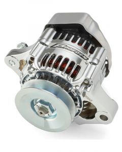 Proform 1 Wire Mini Alternator For GM 50A 100% New Chrome
