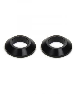 Ti22 Tapered Spacers 1/2in ID 1/4in Thick Black 2pk 