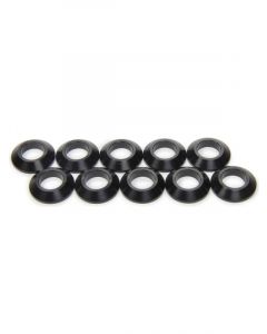 Ti22 Tapered Spacers 1/2in ID 1/4in Thick Black 10pk