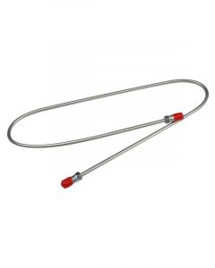 Proflow Steel 3/16in. Brake Line Tube finished 800mm, Inverted