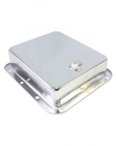 Aeroflow Chrome Transmission Pan For Ford C4, Deep Pan
