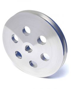 Proflow Pulley, Power Steering Early Gm 1-Groove, Polished Aluminium