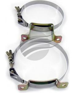 NX Express Stainless Steel Bottle Brackets For 12lb Composite Bottle