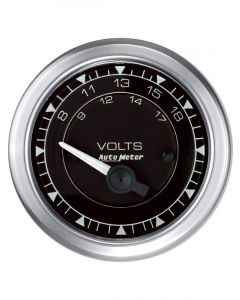 Auto Meter Chrono 2-1/16" Voltmeter Gauge