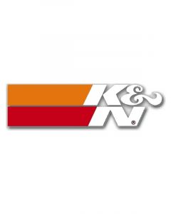 K&N Corporate Logo Decal 11.4x4.1 cm