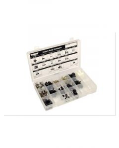 Dorman Body Fasteners Import Body Hardware 195-piece Plastic Black Kit