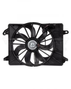Dorman Electric Fan Puller Single Black Blades Shroud For Chrysler
