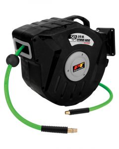 Performance Tool Air Hose Reel Retractable 300 psi 3/8" 50ft. Length