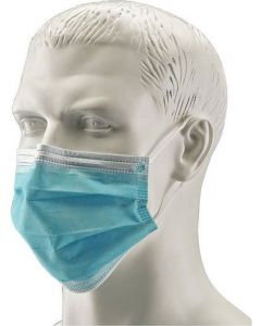 Mektronics Disposable Surgical Protective Face Mask 3 Ply Pack of 50