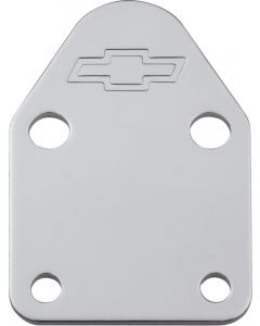 AC Delco Fuel Pump Block-Off Plate Steel Chrome Plated For Chevrolet