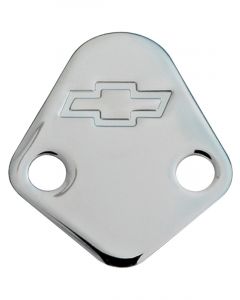 AC Delco Fuel Pump Block-Off Plate Steel Chrome Plated For Chevrolet