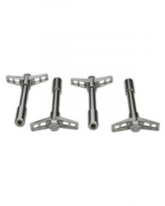AC Delco Valve Cover Wing Bolts Chrome 1/4 in.-20 4.25 in. Long