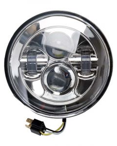 Attitude Headlight 7 Inch LED Daymaker Chrome For Harley