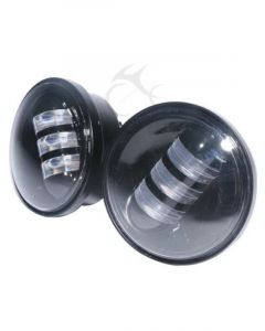 Attitude Headlight 4-1/2 Daymaker Black For Harley