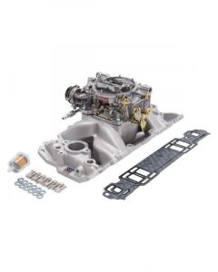 Edelbrock Carburettor & Manifold Combo Performer Air-Gap Manifold 650 cf…