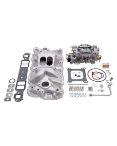Edelbrock Carburettor & Manifold Combo Performer EPS Manifold 650 cfm AV…