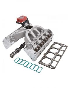 Edelbrock Top End Engine Kit Power Package Intake Vic Jr. E-CNC Heads Cam…