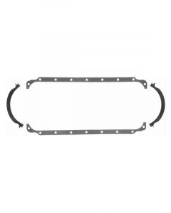 Fel-Pro Oil Pan Gasket Multi-Piece Rubber-Coated Fiber Dodge Plymouth 273