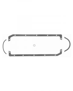 Fel-Pro Oil Pan Gasket Multi-Piece Rubber/Steel Core Oldsmobile Rocket Bl