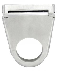 Flaming River Steering Column Mount Aluminium Satin 2 in. Diameter 5.5